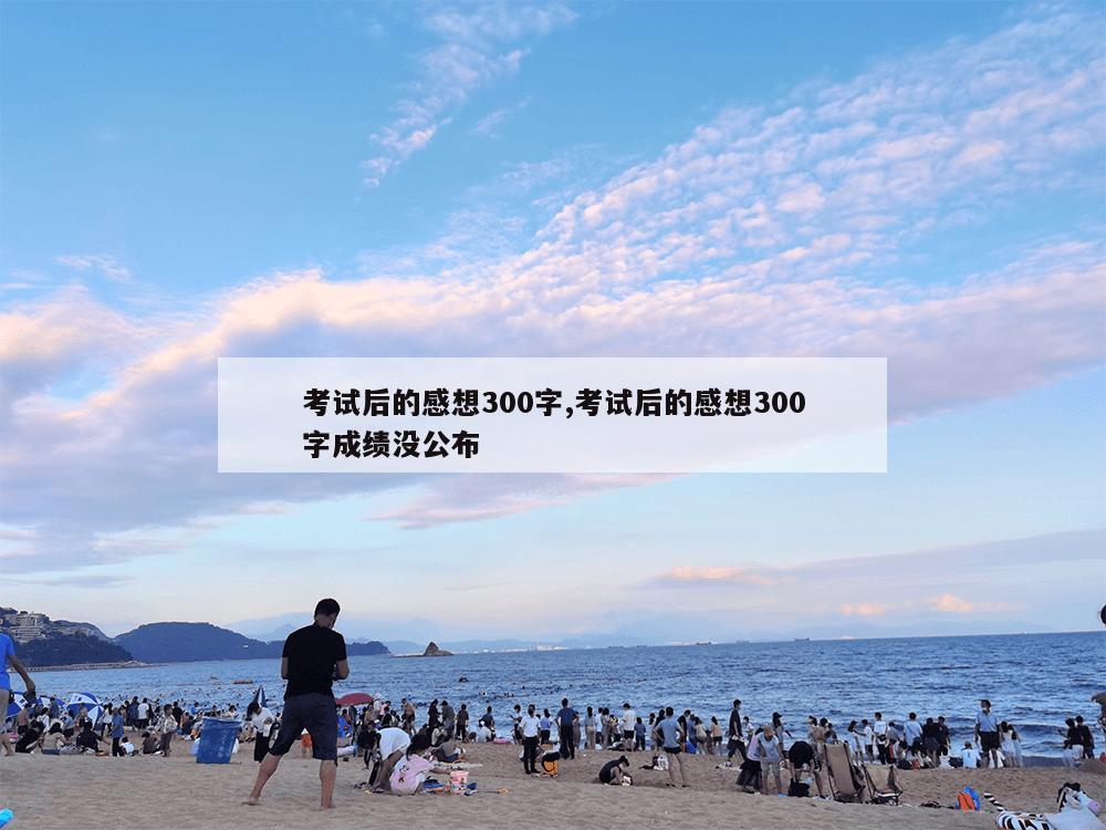 考试后的感想300字,考试后的感想300字成绩没公布